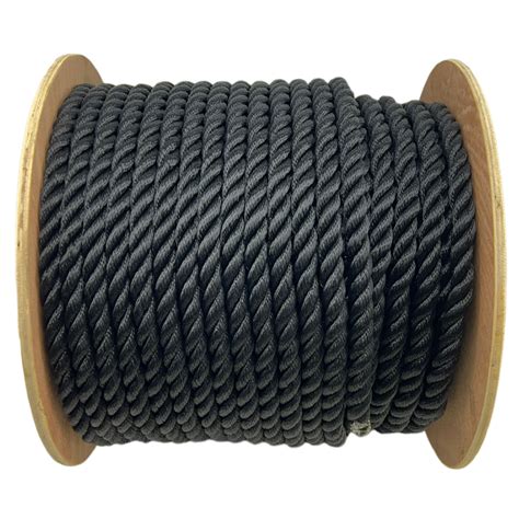 6mm Black Yacht Rope X 100 Metre Reel Ropeservices Uk