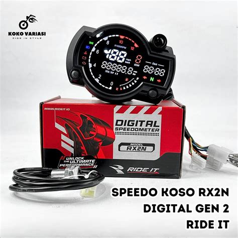 Jual Speedometer Spedo Spido Koso Rx Import Digital Full Digital Ride