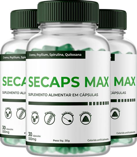 Secaps Max Produto 100 Natural