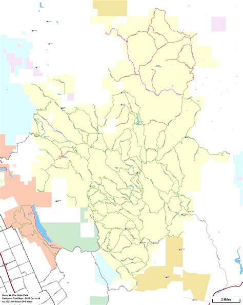 Henry W. Coe State Park - California Trail Map