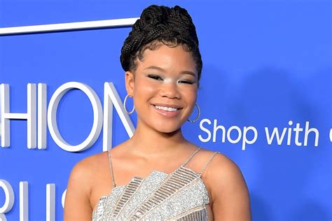 Storm Reid Shines In Sparkly Minidress At Fashion Trust Awards 2023