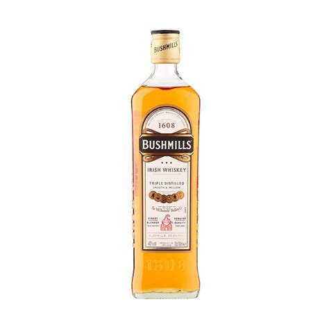 Bushmills Original Irish Whisky Ml Elegantly Red