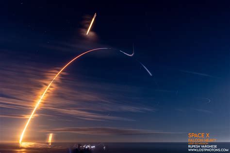 Spacex Falcon Heavy Ussf 52 Mission Launch Oc 3720 × 2476 R