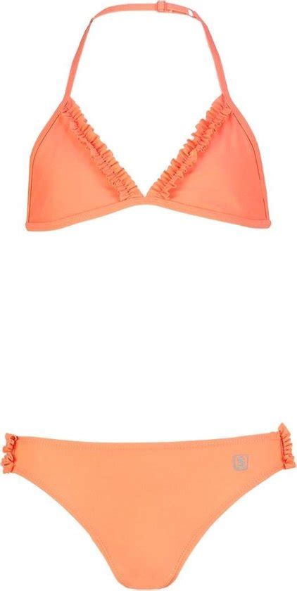 Shiwi Meisjes Bikini Neon Coral Maat 152 Bol