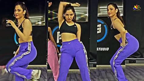 Actress Tamannaah Bhatia Hot Dance Performance Tamanna Gym Workout