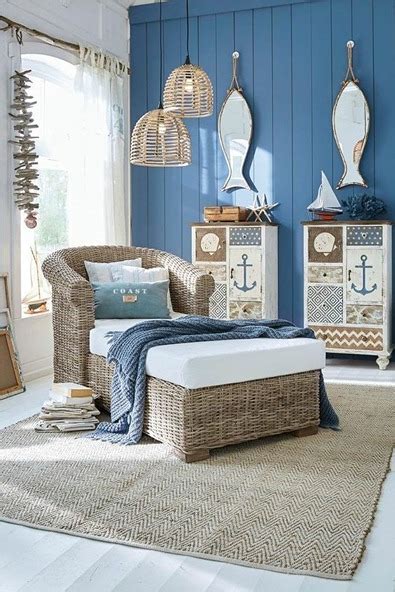 Trendy Nautical Theme Living Room Ideas - Envisage Scapes