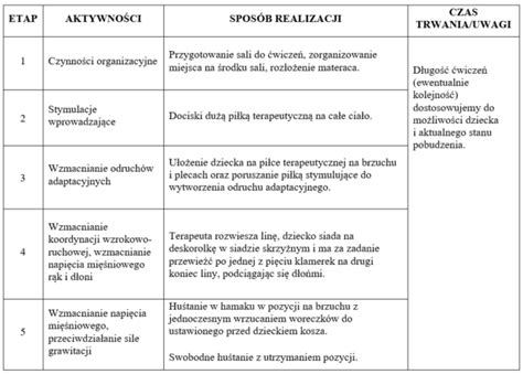 Konspekt Zaj Rewalidacji Indywidualnej Integracja Sensoryczna