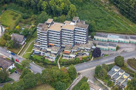 Luftbild Hagen Hochhaus Geb Ude Im Wohngebiet Im Sonnenwinkel