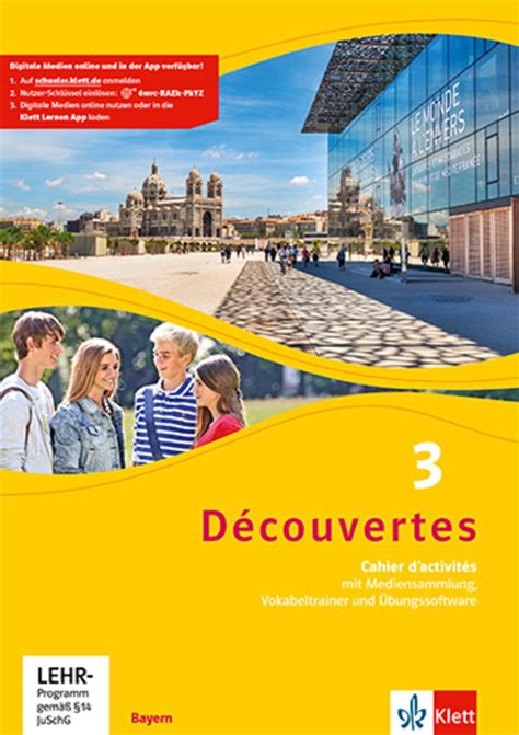 D Couvertes Ausgabe Bayern Cahier D Activit S Mit Mp Cd Video Dvd