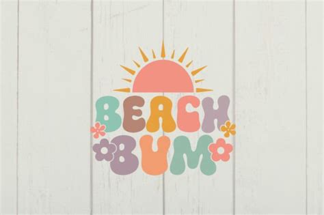 Retro Beach Bum Svg Graphic By Sublimation Design · Creative Fabrica