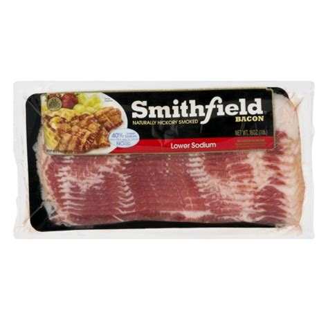 Save On Smithfield Bacon Hickory Smoked Lower Sodium Order Online