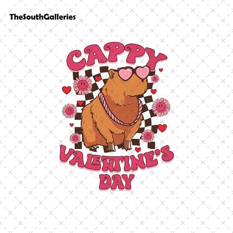 Cappy Valentines Day Png Cute Capybara Valentine Png Capybara Lover