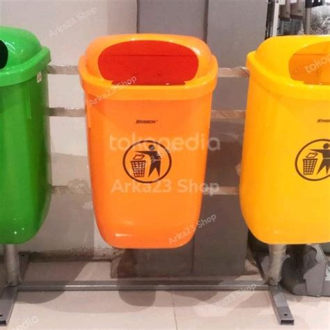 Jual Krisbow Ltr Tempat Sampah Plastik Original Merahmuda Shopee