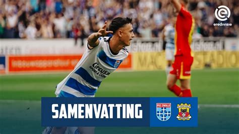 Samenvatting PEC Zwolle Go Ahead Eagles Eredivisie YouTube