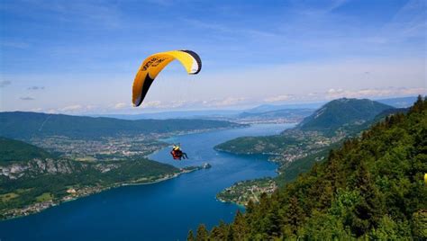 Paragliding Over Lake Annecy Bornactivity