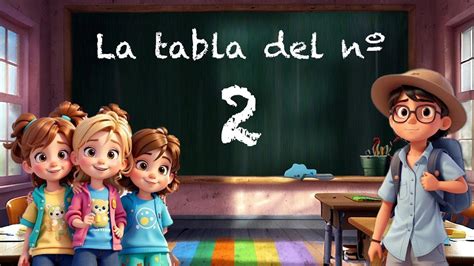 🎵canción De La Tabla Del 2 🔢 Multiplicaciones 🔢 Matemáticas Para Niños🧒