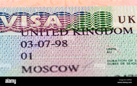 Visa Stamp Uk High Resolution Stock Photography and Images - Alamy