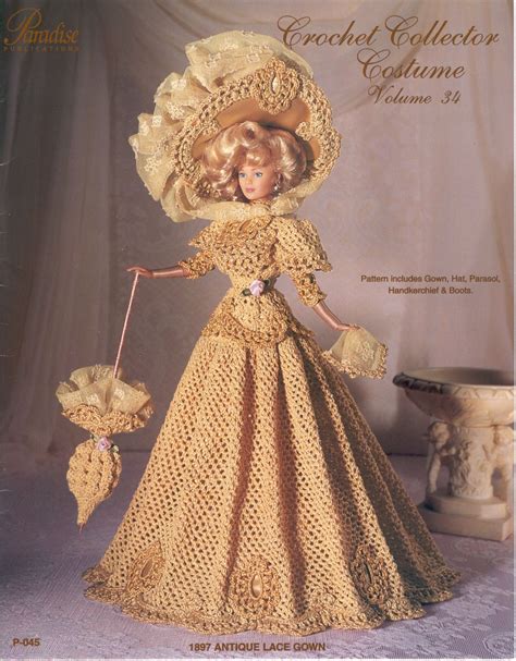 Pdf Crochet Barbie Dress Barbie Gown Crochet Ebook Pattern Ed