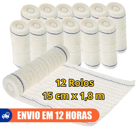 Atadura De Crepom Fios Cm X M Rolos American Shopee Brasil