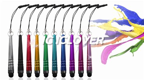 IC ICLOVER 10PCS Stylus Pen Sharp Short Mini Touch Screen Pen For