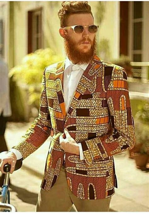 Men S Ankara Adire Blazer Men S African Print Etsy