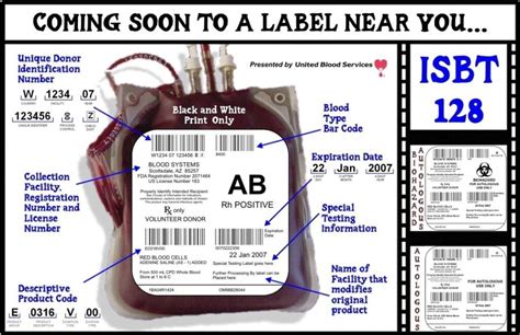 Blood Bag Label Printable - Free Printable Templates