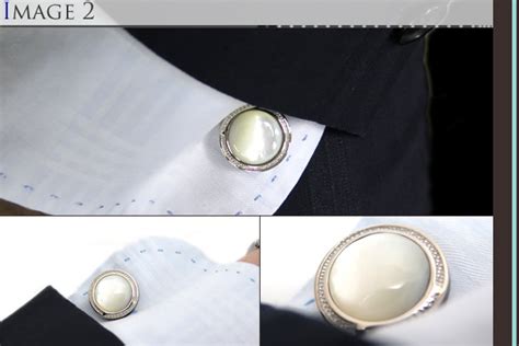 【楽天市場】tateossian タテオシアン Silver Signature Round White Mop Cufflinks シグニチャーラウンドシルバーカフス（白蝶貝） 【送料無料