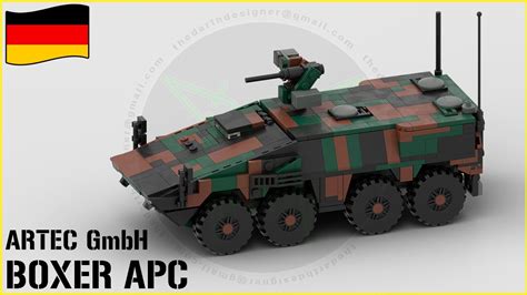 Lego Boxer 8x8 Apc 135 Scale Youtube