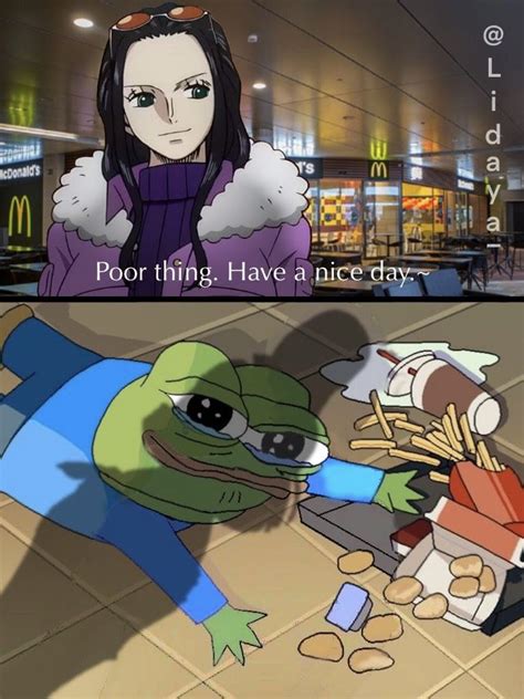 Frog Lunch Meme One Piece Nico Robin Memes De Anime Im Genes