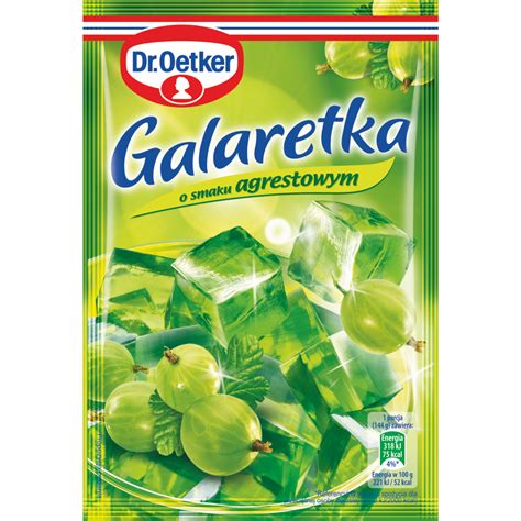 Galaretka Agrestowa 75g Dr Oetker Food Plus Online Shop Polski