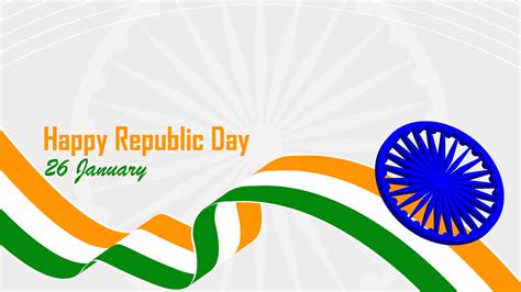 India Republic Day Ashoka Wheel January Indian Flag For Website