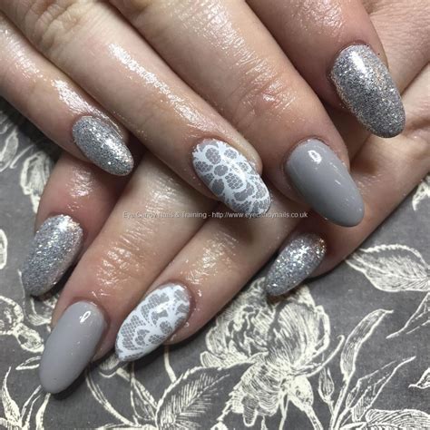 Eye Candy Nails And Training Acrylic Nails With White Tips And Two