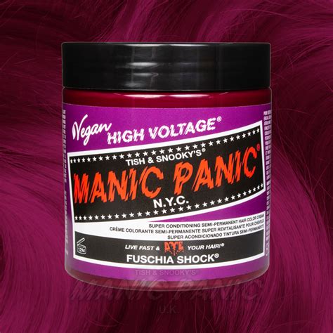 Fuschia Shock High Voltage Classic Hair Dye 237ml Manic Panic Uk