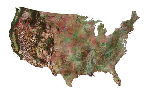 US Elevation Map and Hillshade - GIS Geography