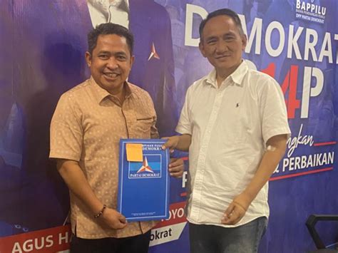 Maju Pilwako Ternate Santrani Abusama Dapat Surat Tugas Dari DPP