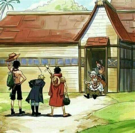 Ace Sabo Luffy Brothers Dadan Characters Funny Shack House