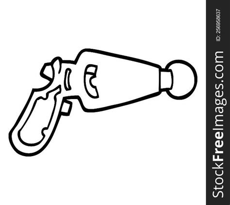 Black And White Cartoon Ray Gun Free Stock Images And Photos