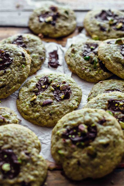 Soft And Chewy Chocolate Pistachio Cookies Are Easy To Make And Loaded