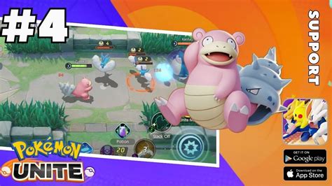 Pokemon Unite Mobile Gameplay Walkthrough Part Slowbro Youtube