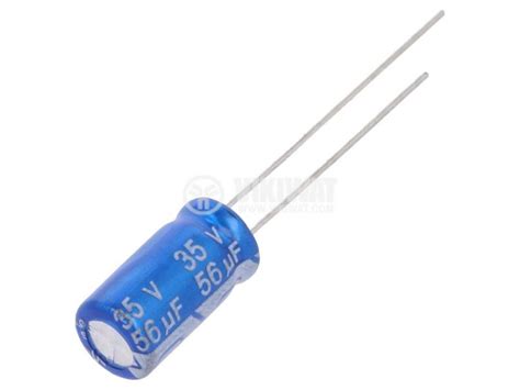 Capacitor Electrolyte 56uf 35v Tht Ф6 3x11 5mm At Best Price Vikiwat