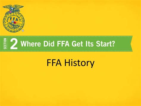 Ppt Ffa History Powerpoint Presentation Free Download Id193878