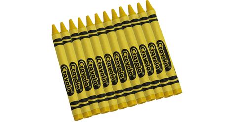 Bulk Crayons, Regular Size, Yellow, 12 Count - BIN520836034 | Crayola ...