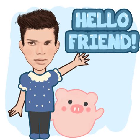 Hello Friend Friendly Sticker - Hello Friend Friendly Hi - Discover ...