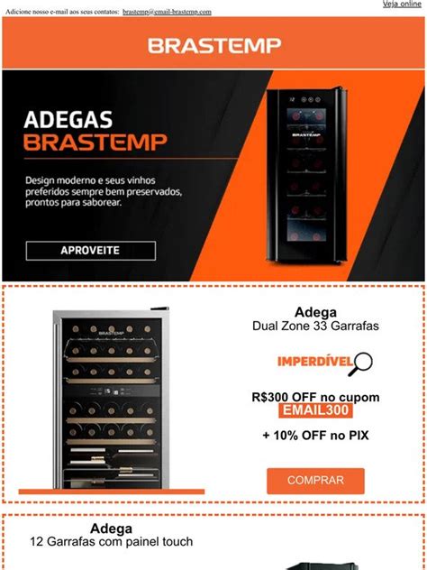 Brastemp Promoção Adegas Brastemp Milled