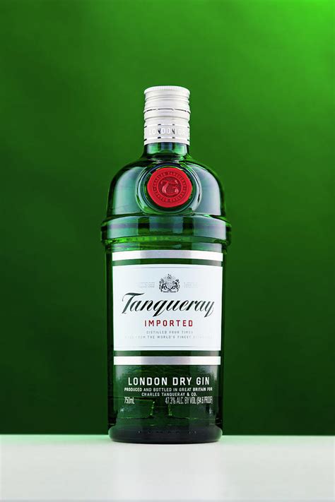 Tanqueray Gin Bottle Photograph By David Ilzhoefer Fine Art America
