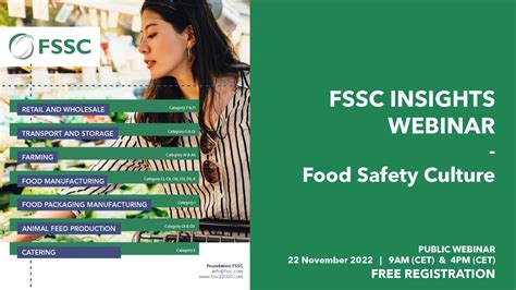 Fssc Insights Webinar Food Safety Culture Fssc