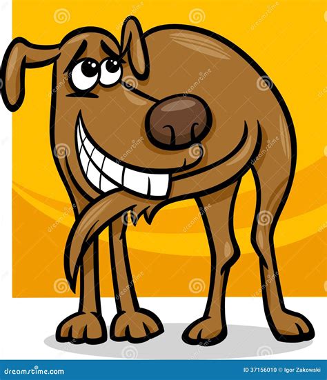 Dog Chase Tail Vector Illustration | CartoonDealer.com #34789248