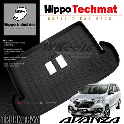 Toyota Avanza 2012 2021 Deep Dish Matting Thailand Made Hippo Brand