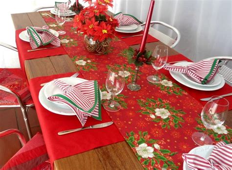 Mesa De Natal Decorada Simples Frutas Arranjos