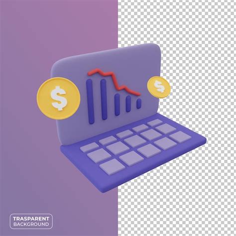 Premium Psd Illustration Of Recession Economic Crisis Business Failure With Down Graph In 3d